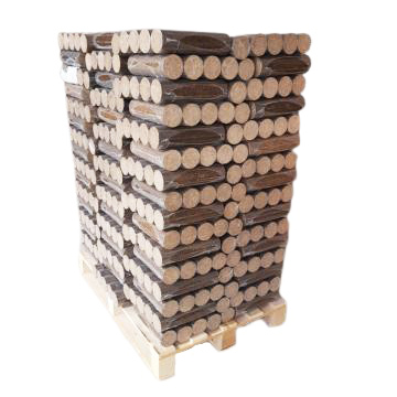 Bûches de jour premium compressées -Palette de 96 packs 960kg – Bois densifié